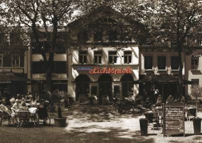 Historischer Ortskern Der Buttermarkt im Zentrum der Stadt