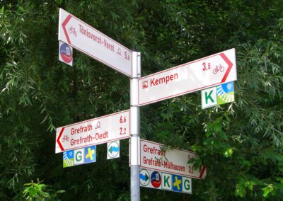 Erstklassiges Rad- und Wanderwegenetz